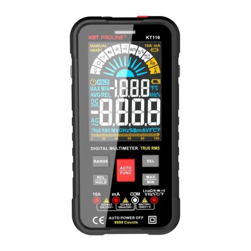 Мультиметр цифровой КВТ c True RMS серия PROLINE KT 112В   картинка